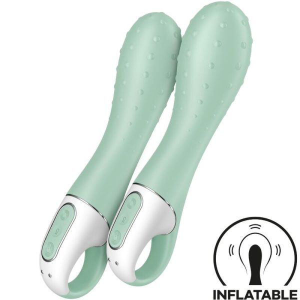 SATISFYER - AIR PUMP VIBRATOR 3 PONTO G INFLÃVEL MENTA