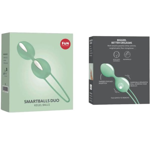 FUN FACTORY - SMARTBALLS PELVIC BALLS DUO BRANCO / PISTACHIO - Image 3