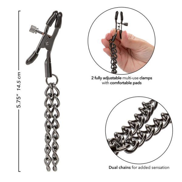 CALEXOTICS - EUPHORIA GRAMPOS DE MAMILOS CHAIN 14,5 CM - Image 5