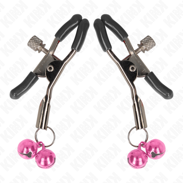 KINK - GRAMPO DE BICO DUPLO SINO ROSA 6 CM - Image 2