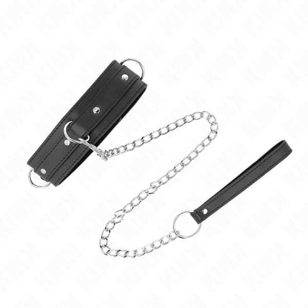 KINK - COLAR COM TRELA 65 CM 3 ANÃIS MODELO 1 AJUSTÃVEL 38-49 CM X 5 CM - Image 4