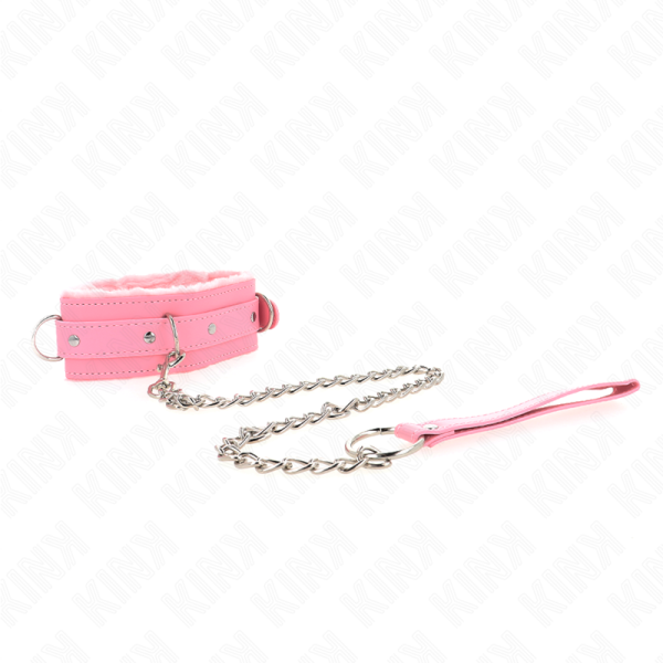 KINK - COLAR COM TRELA 65 CM COM RESTRIÃÃES ROSA 36-42 CM X 5,5 CM - Image 2