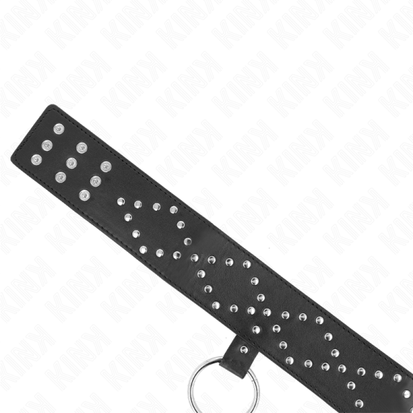 KINK - COLAR 65 CM COM TRELA COM PREGOS PRATA MODELO 3 AJUSTÃVEL 36-43 CM X 5 CM - Image 6