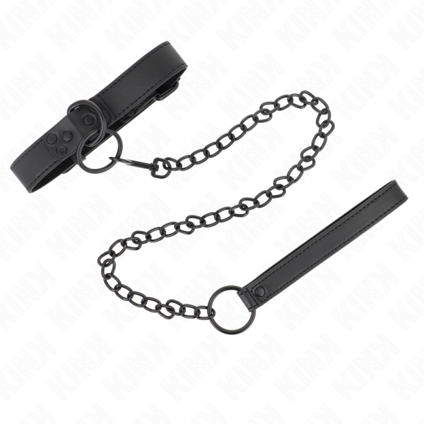 KINK - COLAR COM TRELA ESCURA 65 CM AJUSTÃVEL 37-54 CM X 3 CM - Image 2
