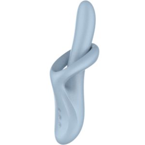 SATISFYER - HEAT FLEX 4 VIBRADOR DE EFEITO TÃRMICO 12 VIBRAÃÃES AZUL