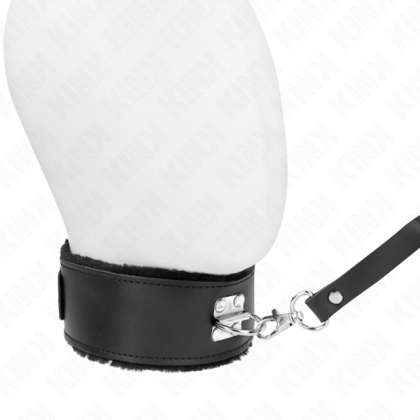 KINK - COLAR COM CINTO 116 CM COM ALÃA DE COURO PRETA AJUSTÃVEL 40-48 CM X 6 CM - Image 2
