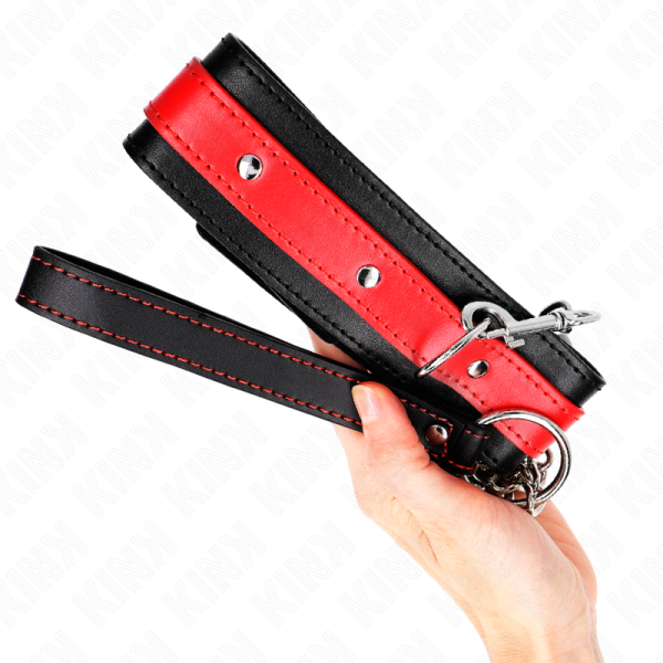 KINK - COLAR COM ALÃA VERMELHA 65 CM AJUSTÃVEL 36-43 CM X 5 CM - Image 4