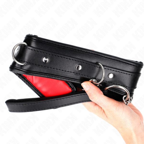 KINK - COLAR COM ESPONJA ALÃA DE IMITAÃÃO DE COURO MODELO 3 AJUSTÃVEL 37-54 CM X 3 CM - Image 3