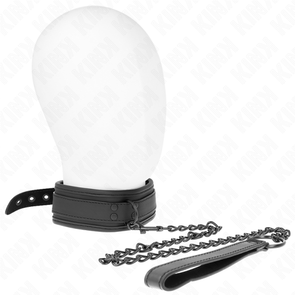 KINK - COLAR DE NEOPRENE BONDAGE MODELO 1 COM CINTO 78 CM AJUSTÃVEL 37,5 X 49,5 CM - Image 2