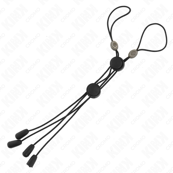 KINK - PINÃAS DE MAMILO DETALHADAS ROSA COM ELÃSTICO PRETO - Image 2