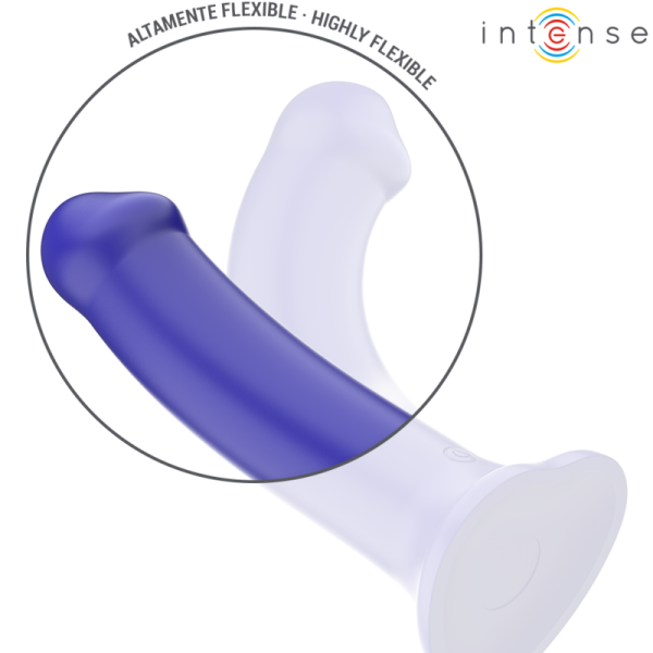 INTENSE - VICTORIA VIBRADOR COM VENTOSA 10 VIBRAÃÃES AZUL ESCURO CONTROLE REMOTO - Image 5
