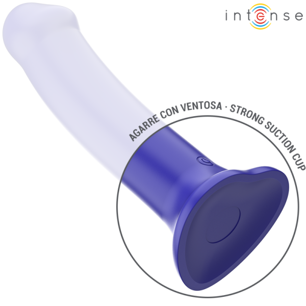 INTENSE - VICTORIA VIBRADOR COM VENTOSA 10 VIBRAÃÃES AZUL ESCURO CONTROLE REMOTO - Image 4
