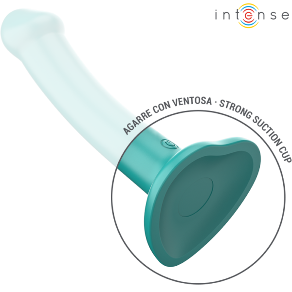 INTENSE - KATIE VIBRADOR COM VENTOSA 10 VIBRAÃÃES AZUL CONTROLE REMOTO - Image 3