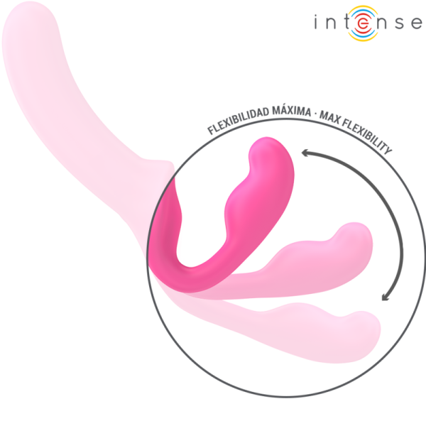 INTENSE - AMY DOUBLE VIBRATOR 20 CM ROSA CONTROLE REMOTO - Image 4