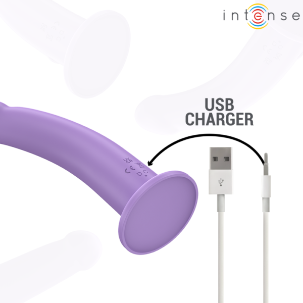 INTENSE - EDDIE VIBRADOR 17,5 CM 10 VIBRAÃÃES ROXO CONTROLE REMOTO - Image 6