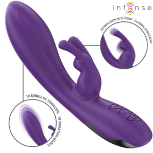INTENSE - RANDALL RABBIT VIBRADOR 10 VIBRAÃÃES ROXO