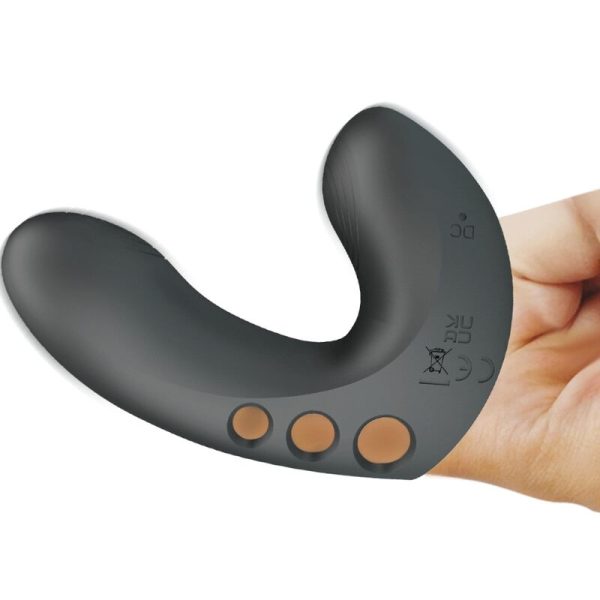 PRETTY LOVE - VIBRADOR DE DEDO CAMELIA 7 VIBRAÃÃES PRETO - Image 5