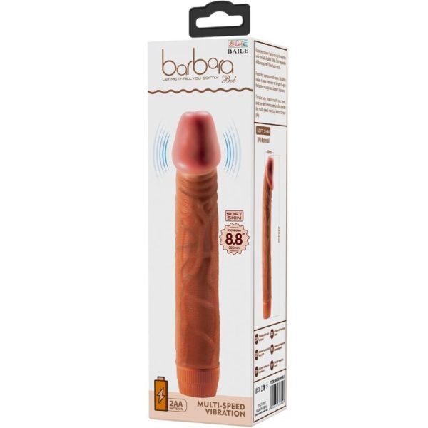 BAILE - BOB VIBRADOR REALISTA 22,5 CM MULATO - Image 6