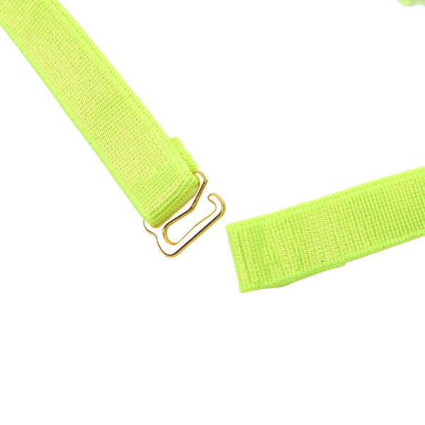 SUBBLIME - 955274 CONJUNTO DE SUTIÃ COM COLAR E DETALHES NAS PERNAS VERDE FLUORESCENTE S/M - Image 10
