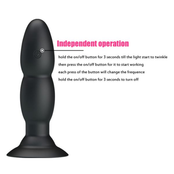 PRETTY LOVE PLUG VIBRADOR Y ROTACIÓN POR CONTROL REMOTO - Image 7