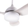 Fã De Teto 48W 4.800Lm Iluminação Led 5 Velocidades Controle Controlo Remoto 50.000H Rotação reversimvel (verão/inverno) - Image 4