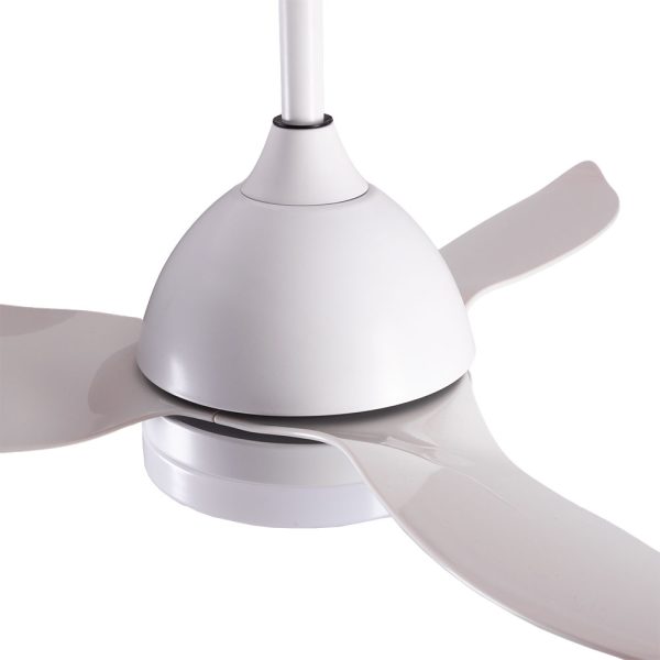 Fã De Teto 48W 4.800Lm Iluminação Led 5 Velocidades Controle Controlo Remoto 50.000H Rotação reversimvel (verão/inverno) - Image 6