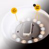 Fã De Teto 48W 4.800Lm Iluminação Led 5 Velocidades Controle Controlo Remoto 50.000H Rotação reversimvel (verão/inverno) - Image 9