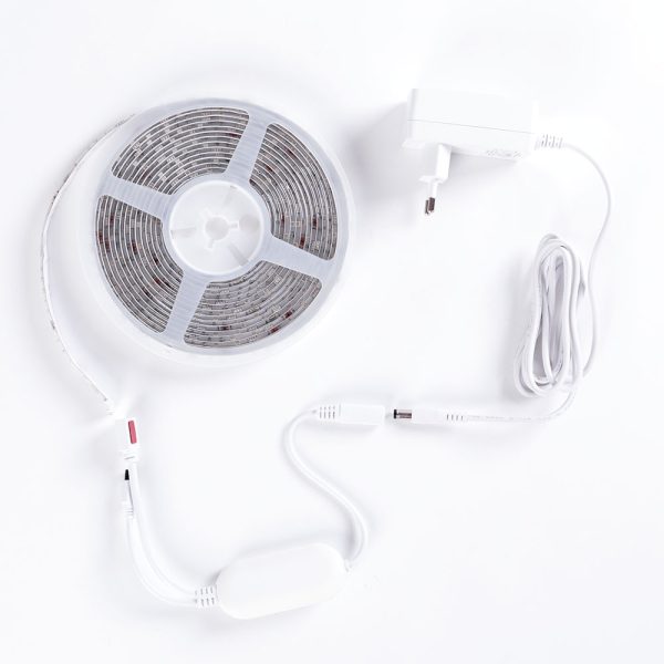 Tira LED de 72 Leds Digital Wifi 12Vdc Rgb+Cw+Ww Ip65 Controle Controlo Remoto Compatível Tuya 40.000H [Tywpc6-25T5] - Image 4