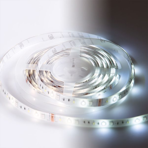 Tira LED de 72 Leds Digital Wifi 12Vdc Rgb+Cw+Ww Ip65 Controle Controlo Remoto Compatível Tuya 40.000H [Tywpc6-25T5] - Image 5