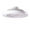 Fã de Teto 40W 2000Lm Iluminação LED Cct Variável Controle Controlo Remoto 50.000H - Branco[Ho-Ledfan-08-W] - Image 3