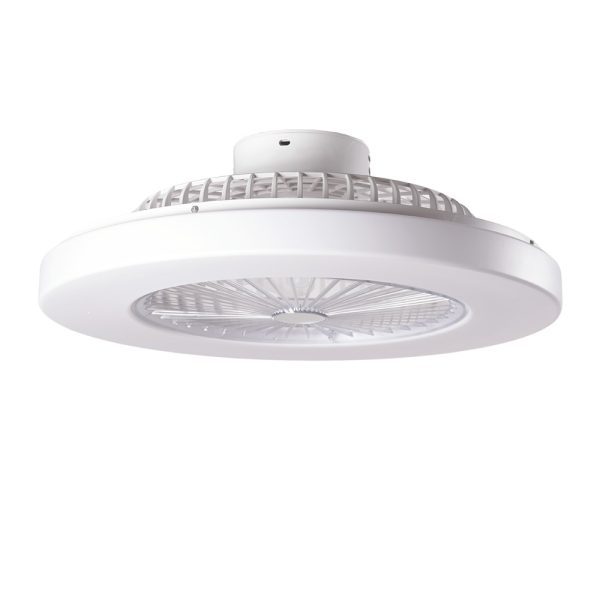 Fã de Teto 40W 2000Lm Iluminação LED Cct Variável Controle Controlo Remoto 50.000H - Branco[Ho-Ledfan-08-W] - Image 3