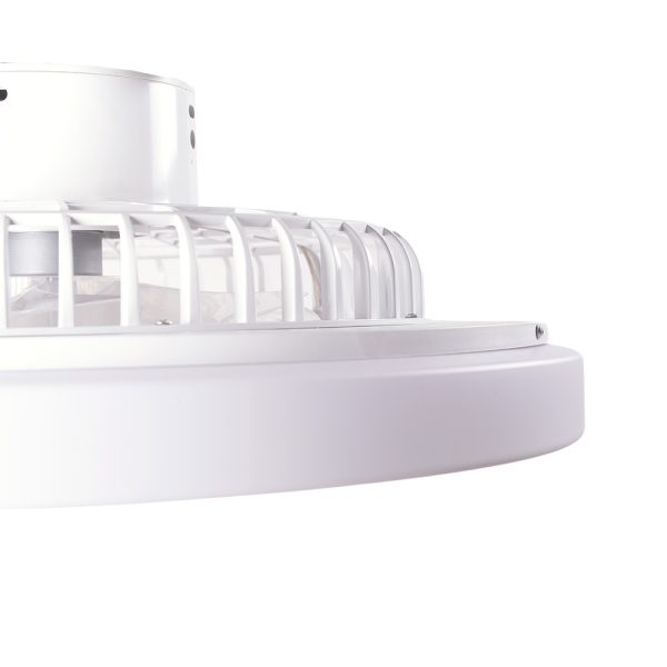Fã de Teto 40W 2000Lm Iluminação LED Cct Variável Controle Controlo Remoto 50.000H - Branco[Ho-Ledfan-08-W] - Image 4
