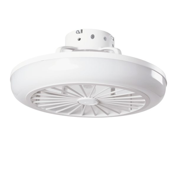 Fã de Teto 36W 1800Lm Iluminação LED Cct Variável Controle Controlo Remoto 50.000H - Branco[Ho-Ledfan-13-W] - Image 3