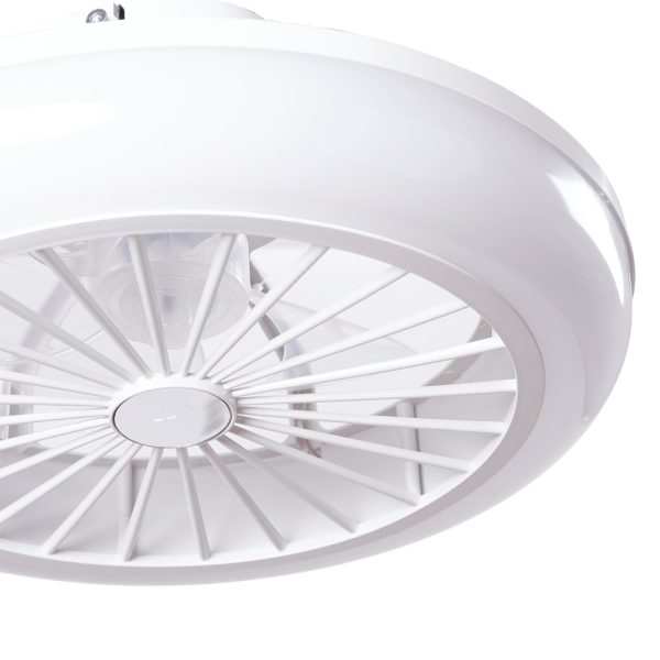 Fã de Teto 36W 1800Lm Iluminação LED Cct Variável Controle Controlo Remoto 50.000H - Branco[Ho-Ledfan-13-W] - Image 4