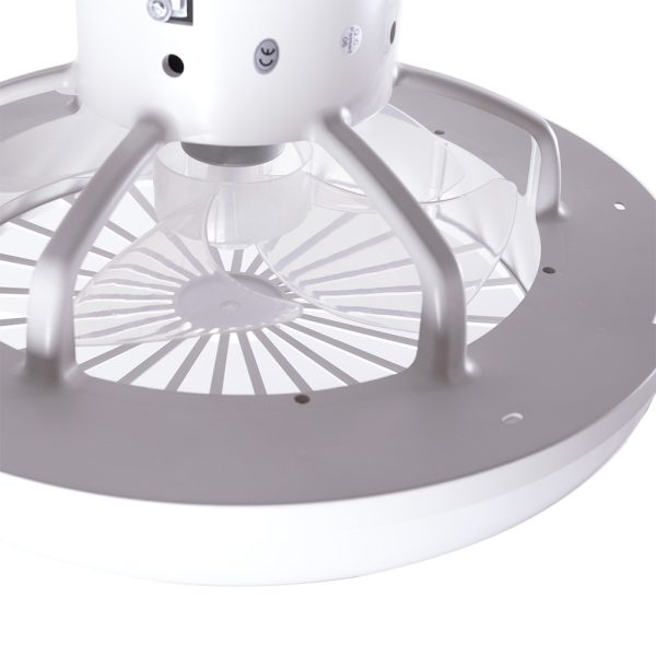 Fã de Teto 36W 1800Lm Iluminação LED Cct Variável Controle Controlo Remoto 50.000H - Branco[Ho-Ledfan-13-W] - Image 5