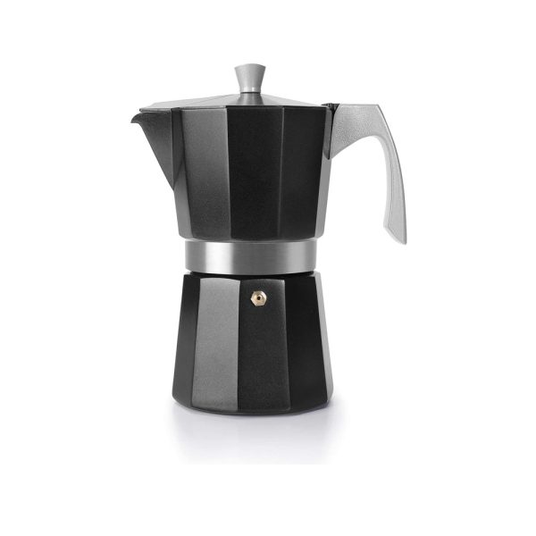 CAFETERA  IBILI 623106 EVVA BLACK 6 TAZAS INDUCCION
