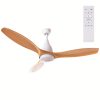 Ventilador de Teto 15W 1.050Lm CCT Variável Iluminação LED 6 Velocidades Controle Remoto Rotação Reversível (Verão/Inverno) - Image 2
