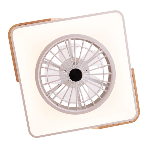 Ventilador de teto 36W 1800Lm Variável CCT LED Iluminação Controle Remoto 50.000H - Branco [HO-LEDFAN-29-W] - Image 3