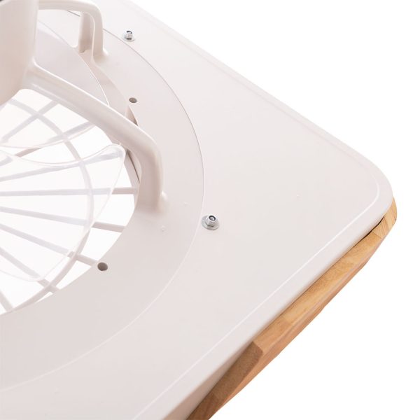 Ventilador de teto 36W 1800Lm Variável CCT LED Iluminação Controle Remoto 50.000H - Branco [HO-LEDFAN-29-W] - Image 6