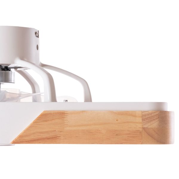 Ventilador de teto 36W 1800Lm Variável CCT LED Iluminação Controle Remoto 50.000H - Branco [HO-LEDFAN-29-W] - Image 5