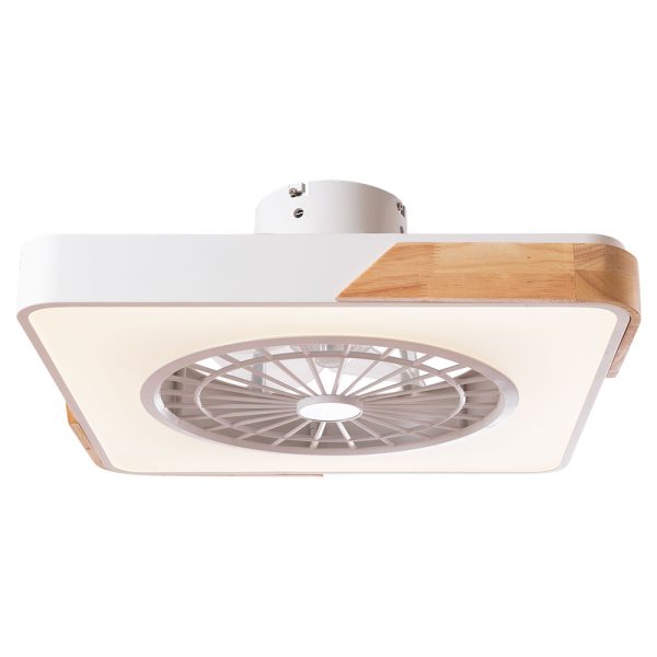Ventilador de teto 36W 1800Lm Variável CCT LED Iluminação Controle Remoto 50.000H - Branco [HO-LEDFAN-29-W] - Image 2