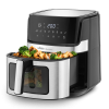 FREIDORA SIN ACEITE UFESA 72805716 BLACKBIRD 6,5L INOX VENTANA Y LUZ