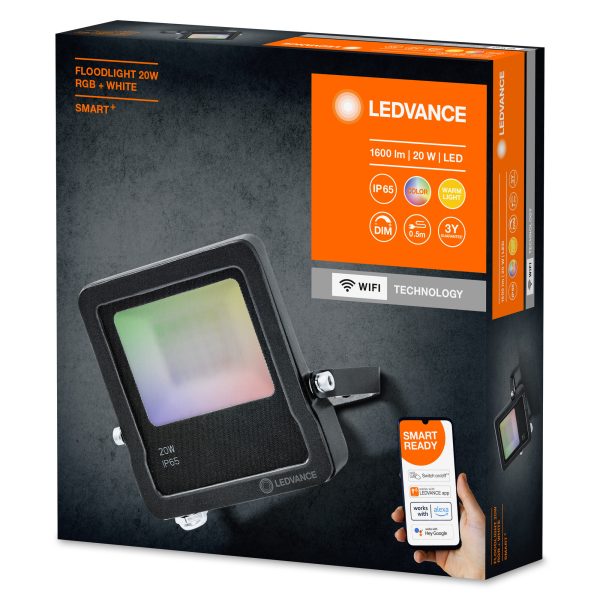 Ledvance Foco Projetor LED "Smart" 20W 1600Lm 3000K 100º IP65 Regulável - Image 2