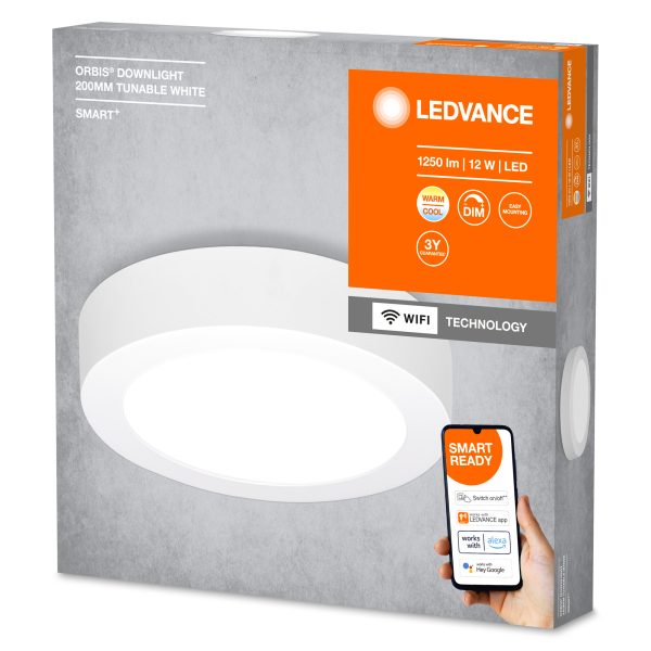 Ledvance Plafon LED "Smart" 12W 900Lm 3000…6500K 110º IP20 Regulável - Image 2