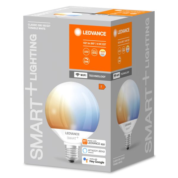 Lâmpada LED Ledvance "SMART" E27 14W 1521Lm 2700…6500K 200º IP20 Regulável - Image 2