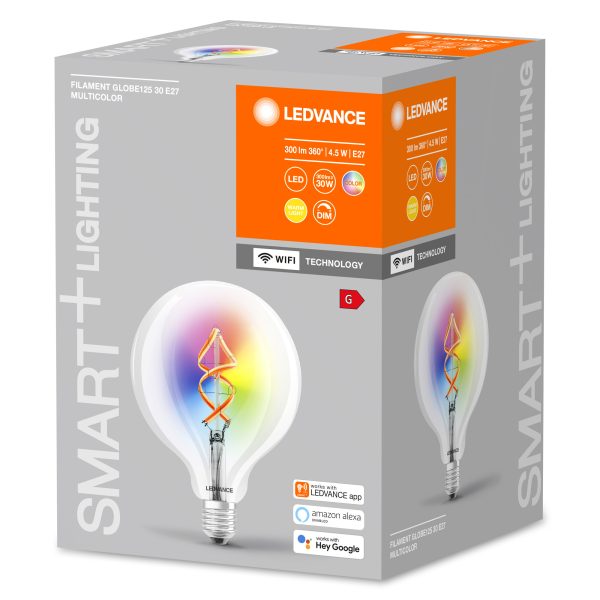 Lâmpada LED Ledvance "SMART" E27 4,5W 300Lm 2700K 300º IP20 Regulável - Image 2