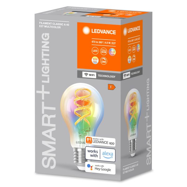 Lâmpada LED Ledvance "SMART" E27 4,8W 470Lm 2700…6500K 320º IP20 Regulável - Image 2