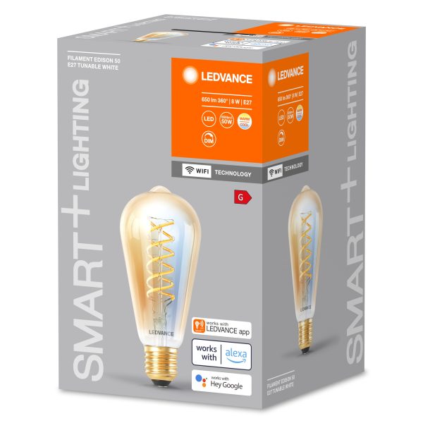 Lâmpada LED Ledvance "SMART" E27 8W 600Lm 2200…5000K 320º IP20 Regulável - Image 2