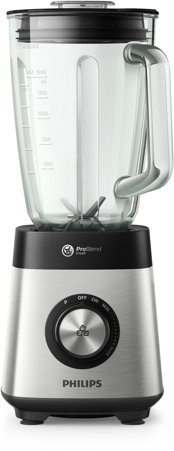 BATIDORA VASO PHILIPS HR3571/90 1000W CRIST.2L INOX