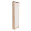 Divisória de quarto com 5 painéis 200x170x4 cm tecido creme - Image 2